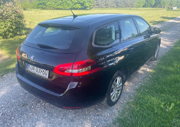 Peugeot 308 cena 42927 przebieg: 162500, rok produkcji 2019 z Leżajsk małe 79